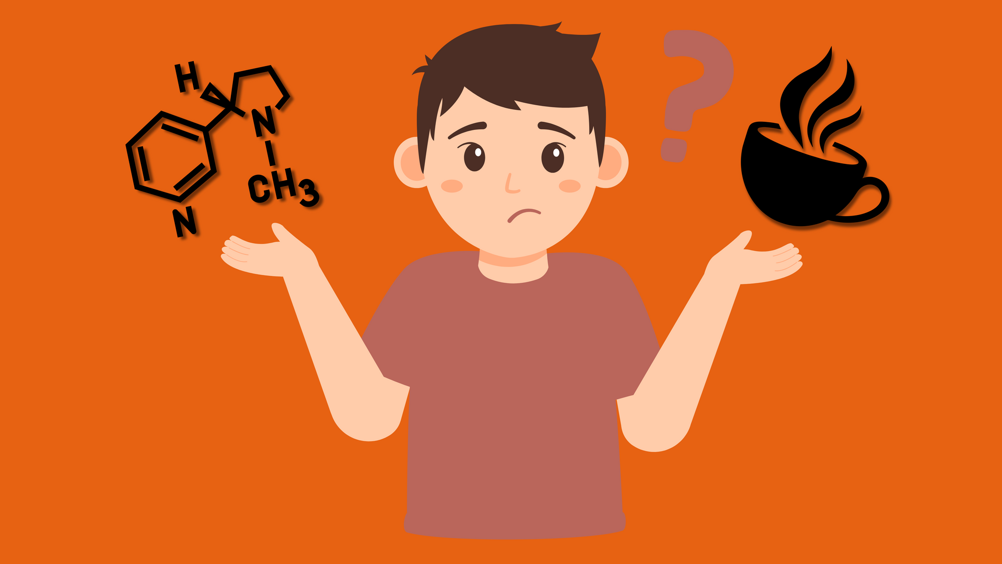 Nicotine is No worse than a cup of coffee